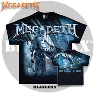 BLAXROXX® | ลิขสิทธิ์แท้ Megadeth® | [MGD021] | เสื้อวง OVP สีจม | GILDAN Ultra Cotton