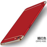 oppo R9S R9 Plus Armor Hard Military Case Casing Cover+ Tempered Glass