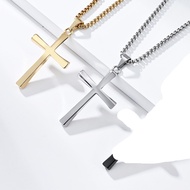 TITANIUM CROSS NECKLACE (PREMIUM) ANTI-RUST CROSS NECKLACE/ GOLD CROSS NECKLACE/ CROSS NECKLACE/ Wan