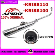 MODENAS KRISS KRISS110 110 KRISS 100 KRISS100 STD OPEN RACING EXHAUST BIG HOLE EKZOS EXHAUST MUFFLER