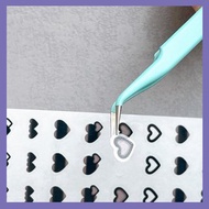 OKMT新七天貼紙手帳膠帶 愛心-黑-PET模切-6cm*3m-35cm循環