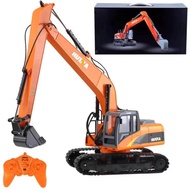 HUINA 1551 RC Excavator 1/14 Scale 2.4G - Remote Control Outdoor Tractor Bulldozer Construction Toys