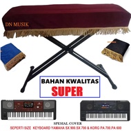 YAMAHA PSR SX 900 KEYBOARD COVER.PSR SX 700.PSR SX 600 ETC (SPECIAL COVER YAMAHA TYPE PSR S) VELVET