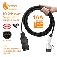 feyree เครื่องชาร์จ EV แบบพกพา Type2 Discharge ปลั๊ก EU 16A EVSE การชาร์จ EV Car Charger Type2 ปลั๊ก