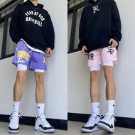 Men's street style sports shorts Thunder print men's shorts basketball shorts American shorts basket
