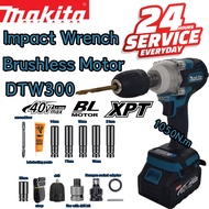 Makita 40V 1050nm Electric Cordless Wrench 2 Battery Electric Impact Wrench Electric Brushless Torqu