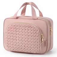 BAGSMART Travel Toiletry Bag with Jewelry Organizer, Hanging Travel Bag for Toiletries, Makeup Cosme