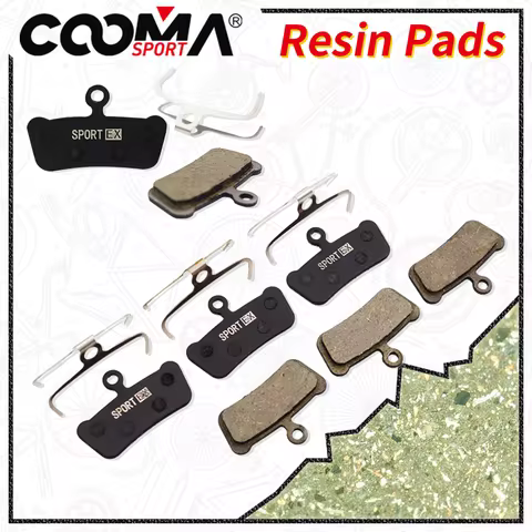 4 Pairs Bicycle Disc Brake Pads for SRAM Guide Ultimate, RSC, RS, R, Avid Trial 4 Pistons Calipers, 