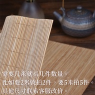 Bamboo Tea Mat Cuttable Bamboo Mat Bamboo Mat Coaster Tea Curtain Table Runner Decorative Wall Bambo