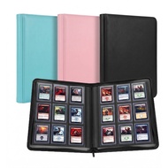 Leather Toploader Binder – 9&4 Pocket, Zipper – Card Album for Pokemon, MTG, Sports Top Loader Binde