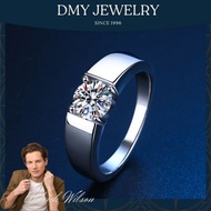 DMY Jewelry Cincin Silver 925 Original Lelaki/Cincin Suasa Lelaki Original/Luxury Diamond Ring