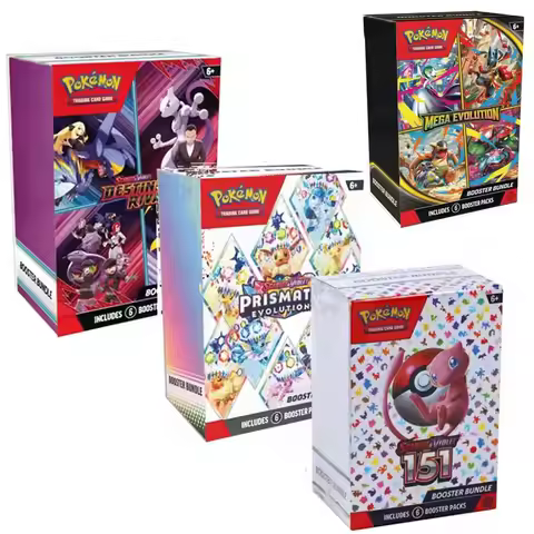 Pokémon Card v10 Booster bundle Destined Rivals Prismatic Evolutions Scarlet Violet 151 English Boos