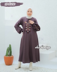 MIDI DRESS TERBARU LEBARAN TERVIRALL TERLARISS ORI BY AKU KARISSA