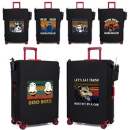 Trolley Baggage Travel Bag Dust Covers Aesthetically pleated Suitcase Protective Baggage Cover Fashi