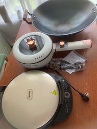 美的 Midea 多功能電餅鐺、Royalstar 迷你電煮鍋、炒鍋