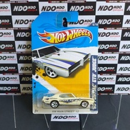 Hot Wheels '69 Pontiac GTO White Police - 2012 HW Main Street