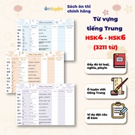 Takenote Chinese Vocabulary HSK4-HSK5-HSK6 has all types of words, meanings, pinyin, writing practic