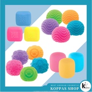 NEEDOH Stress Ball/Mello Mallo/Fuzzy Ball Flower/Fuzzy Ball Wave/Cube Change/Squeeze/Rose Black Pink
