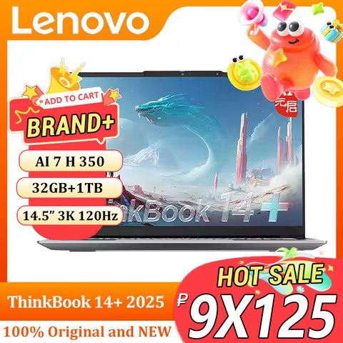 Lenovo ThinkBook 14+ 2025 AMD Ryzen AI 7 H 350 32G+1TB 14.5inch 3K 120Hz