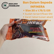 20 x 1.75/2.125 Infinera Bicycle Inner Tube Size 20 x 1.75/2.125
