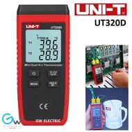 UNI-T UT320D Digital Thermometer 2-Channel Type K/J Thermocouple
