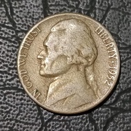 Koin 5 Cent Amerika Tahun 1952