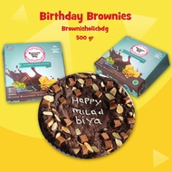 Kue Ulang Tahun Brownies KITKAT Fudge by Brownieholicbdg