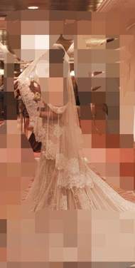 蕾絲 喱士 高清頭紗 Lace veil