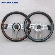 Universal JDM Golf Cart Gaming Steering Wheel PU Sim Racing Sport Steering Wheel Car Accessories