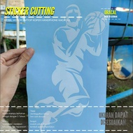 JORDAN 6 STICKERS TRANSPARENT CUTTING STICKERS ORACAL MATERIAL