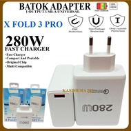 280W Batok Adapter for X FOLD 3 PRO Fast Charger USB-A Fast Charging Charger Head Adapter