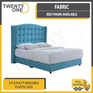 TATUM FABRIC BED FRAME (SINGLE / S.SINGLE / QUEEN / KING SIZE AVAILABLE)