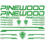 Pinewood Bike Frame Decals