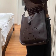 Hermes Evelyne 33 烏木色 epsom皮 原始成色