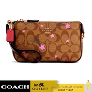 ของแท้ 💯% กระเป๋าสตางค์คล้องมือ COACH C7294 NOLITA 19 IN SIGNATURE CANVAS WITH DISCO STAR PRINT (IME