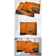 Spicy Food Menu Design A4 & US Letter BFD9KY3 [download]