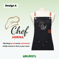 ENERGIE Custom Name Apron Kitchen Apron Custom Gift Custom Personalised Gift Customised Gift Birthda