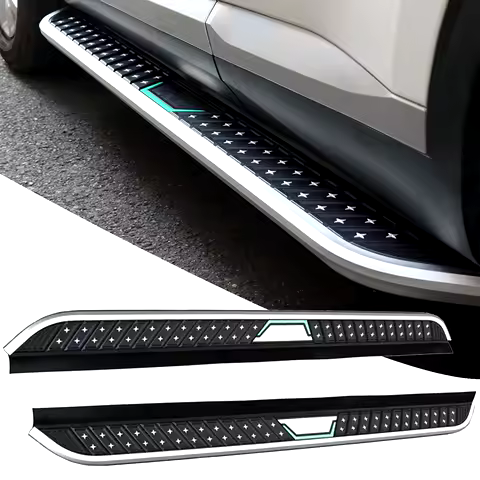 2Pcs Side Step Fits for Toyota INNOVA AN140 2016-2024 Running Board Nerf Bar