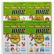 Book - 1088 Intellectual Development Puzzles for 4 - 5 Years Old (Set of 4 Books)
