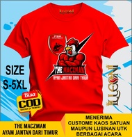 KAOS PSM LASKAR AYAM JANTAN BIG SIZE (S-5XL) KAOS PSM MAKASSAR/ KAOS THE MACZMAN /KAOS AYAM JANTAN D