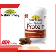 [EXP 05/2026] Nature's Way Instant Natural Protein Powder ( Chocolate 375g ) ( Made in Australia )