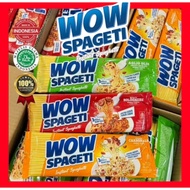 wow Spageti instant Spaghetti kemasan 75g.