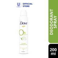 Dove Zero Spray Deodorant 200ml & Roll On Deodorant 50ml