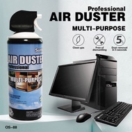 Air Duster Spray Cleaner With Straw 400ml || Compressed Air Multi Purpose Cleaner Air for Keyboard Laptop Camera