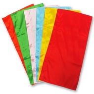 SA [3 Sizes] Set of 7 Banana Flags - Butterfly Flags - Pig Tail Flags in Beautiful Satin Fabric, Res