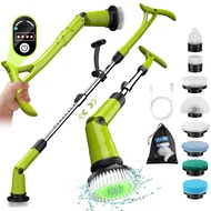 Qimedo Electric Scrubber แปรงทำความสะอาดไฟฟ้า แปรงทำความสะอาดห้องน้ำ รับฟรีหัวแปรงทำความสะอาด 8 หัว
