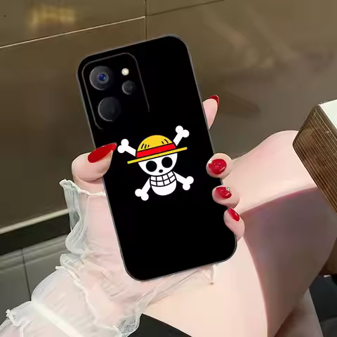One Piece Luffy Logo Hat Phone Case For OPPO Realme 5 15 15T 14 13 12 11 10 9 9I 8 8I 7 7I 6 Pro Plu