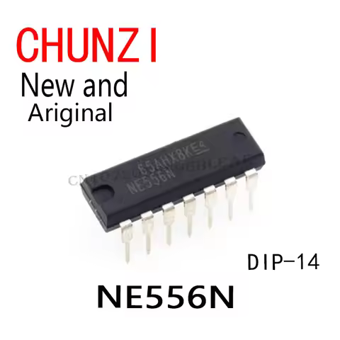 10PCS New and Original NE556 NE556N DIP-14