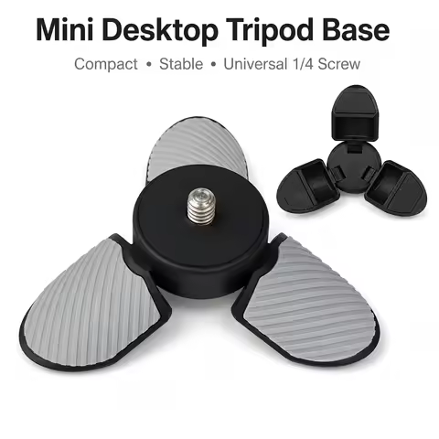 Mini Portable Tripod for DJI Osmo Pocket 3 4 Action 6 GoPro 13 12 Insta360 X5 X4 X3 1/4 Inch Screw S