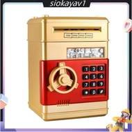 Mini Piggy Bank Children'S Toy Safe forBoys/Girls Battery-Free Safe Toy Bank Retrieve Password Box A